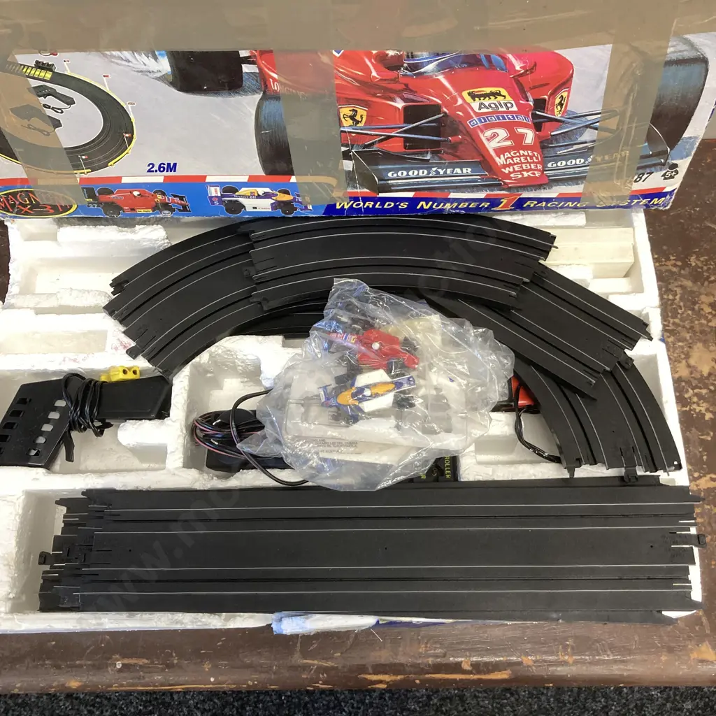 Formula Tyco Monza Slot Car Set, Magnum X-3 Image 1++